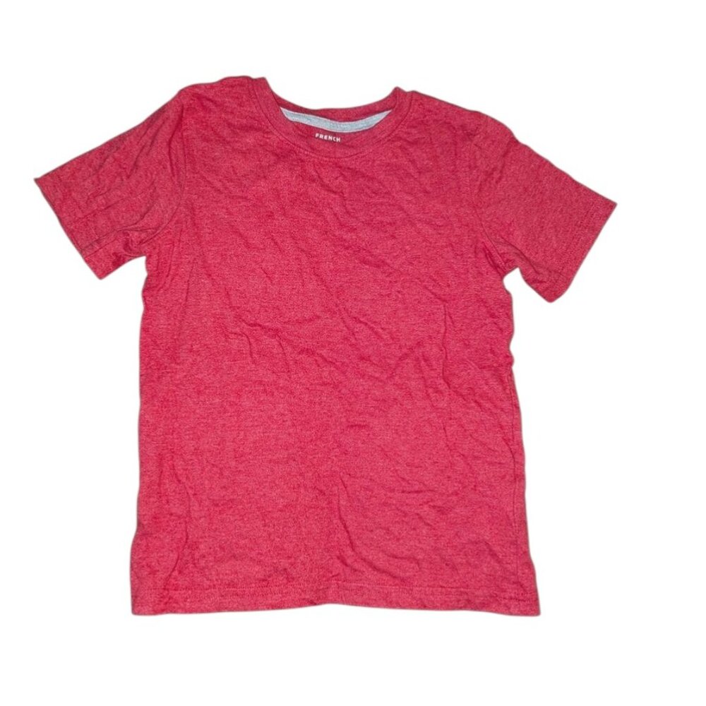 🐲3 FOR $9🦄 French Toast Heathered Solid Crew Neck Short Sleeve Tee Top Shirt 8